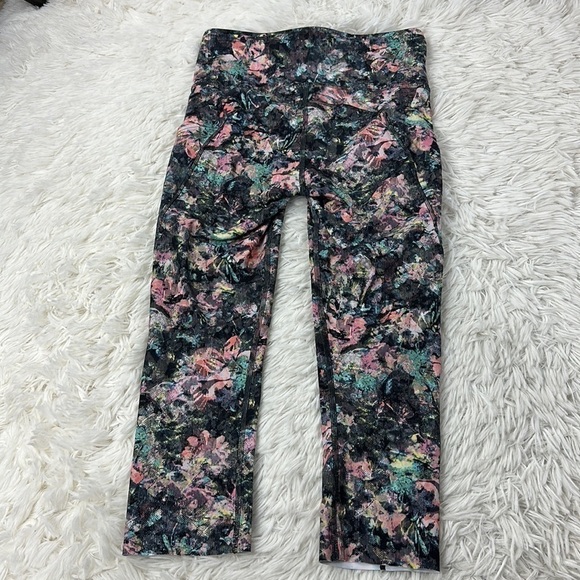 Lululemon Fast & Free Crop II *Nulux 19" Dappled Daze Multi - Picture 6 of 7